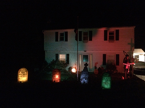 halloween yard