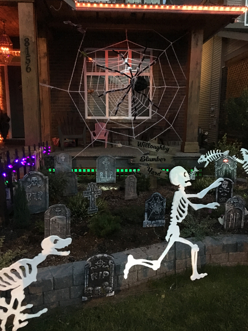 halloween yard