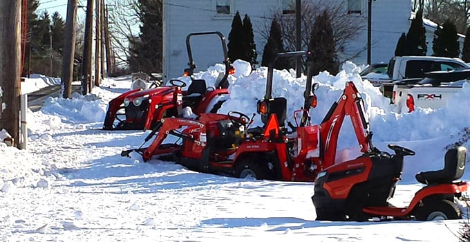 Winter Storm Jonas Snowfall At Jacks Small Engines